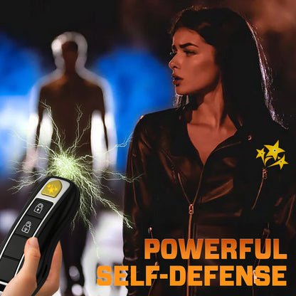 🔥 VOLTAX V57 Hi-Tech Stun Flashlight Car Key ⚡ Smart Defense - Stay Safe