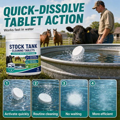 Fast-Dissolving Livestock Water Tank Cleaning Tablets