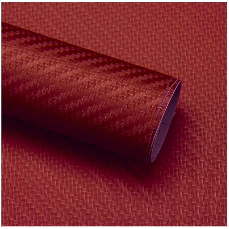 Upgrade Car Interior Instantly! Self-Adhesive Carbon Trim Film