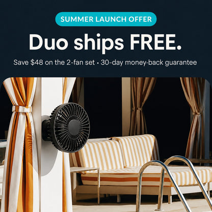 Magnetic Golf Cart Fan