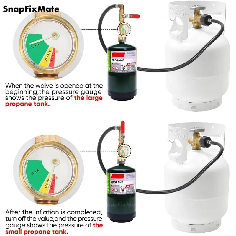 🔥🎁🔥36 Inch Propane Gas Tank Adapter Connector