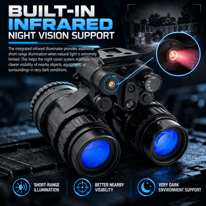 AN/PVS-15 M953 Gen III Dual-Tube Night Vision Goggles – Helmet-Mount Binocular Night Vision System
