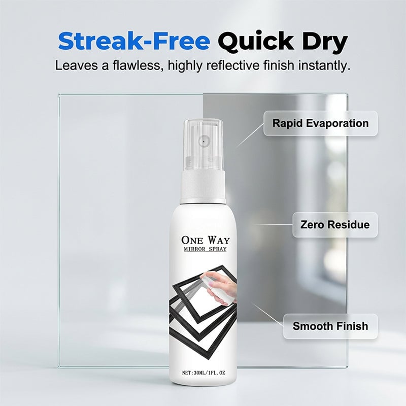 49% OFF Reflective Window Spray | One-Way Mirror Privacy Shield for Home & Car