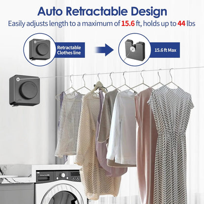 Adjustable Retractable Laundry Drying Rack