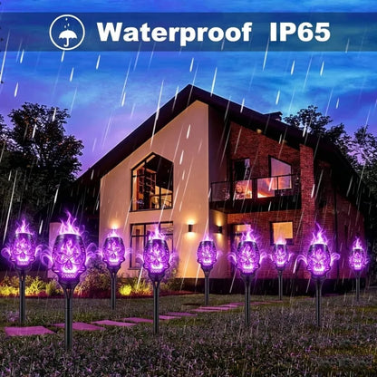 🔥Last Day 55% OFF🔥Halloween Solar Skull Flame Lights💀