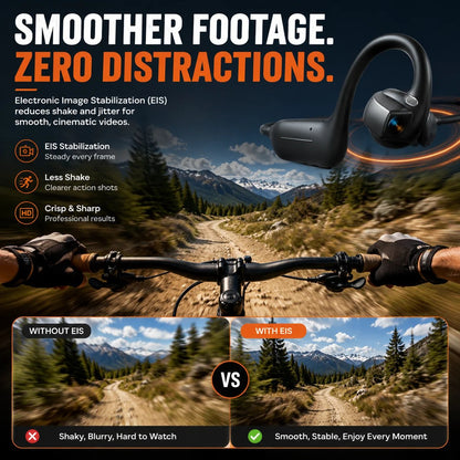LAST DAY 49% OFF – 🎧 8MP Smart Camera Open-Ear Headset – POV Video, Calls & AI Assistance 🎥