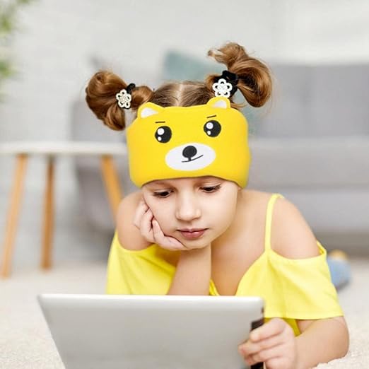 🔥HOT SALE 49% OFF🧒🎧Kids Bluetooth Sleep Mask Headband – 😴✨Super Soft Fleece With Thin Wireless Music Speakers for Travel Nap Bedtime