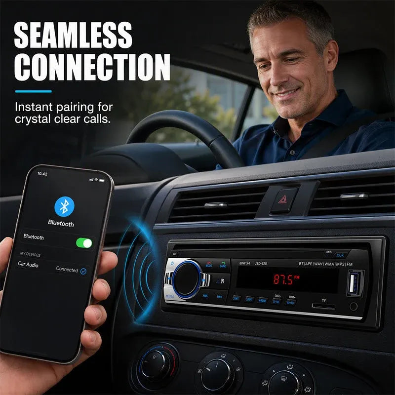 💥 Can’t-Miss Deal 🎵🚗Bluetooth 5.0 Car Radio with Dual USB & Hands-Free Calling