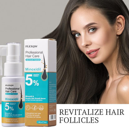 🔥HOT SALE🔥5% Minoxidil Scalp Massage Spray,Professional Hair Care Minoxidil, Keratin Hair Growth Serum for Men & Women,Fast Regrowth & Strengthens Hair Roots 30ML