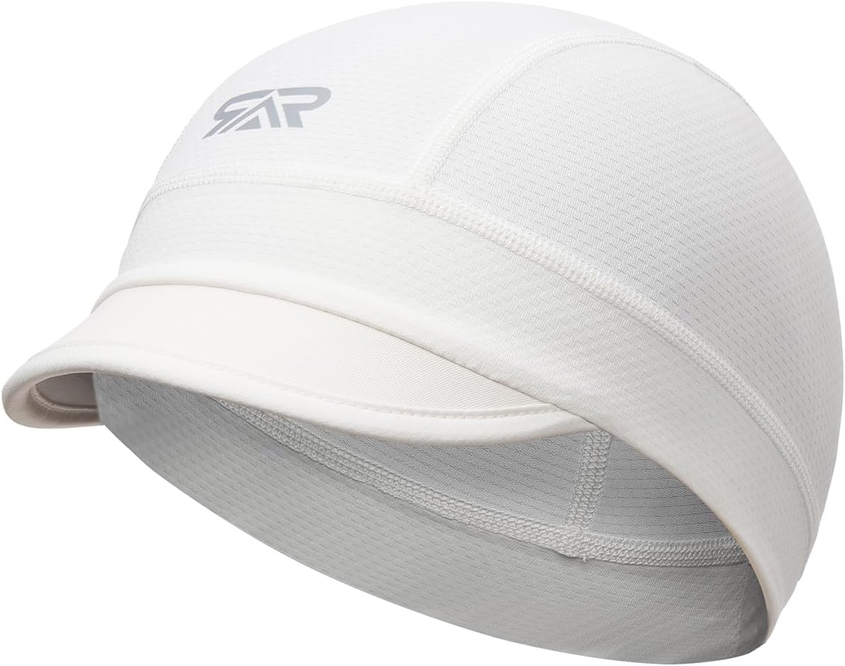 💯Quick-Dry Breathable Helmet Liner Sun Visor Skull Cycling Cap