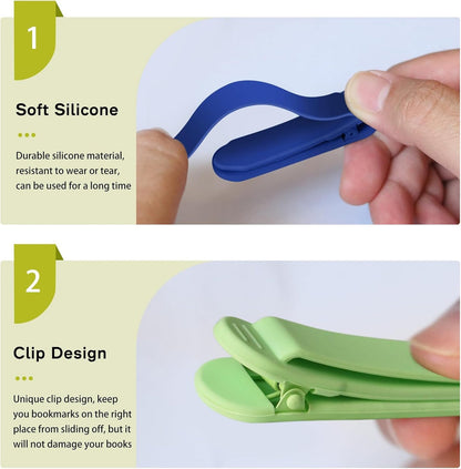 Automatic Silicone Smart Bookmark – Innovative Book Clip