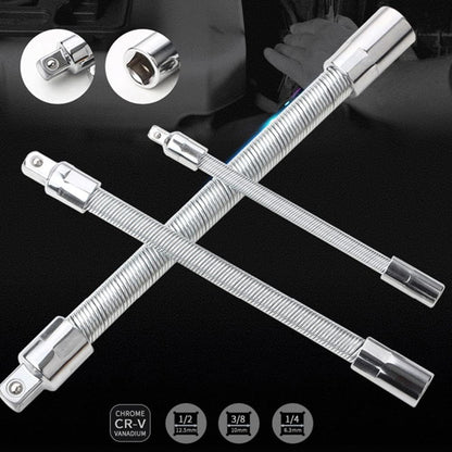 Flexible Socket Extension Rod – Heavy-Duty Bendable Drive Shaft Tool