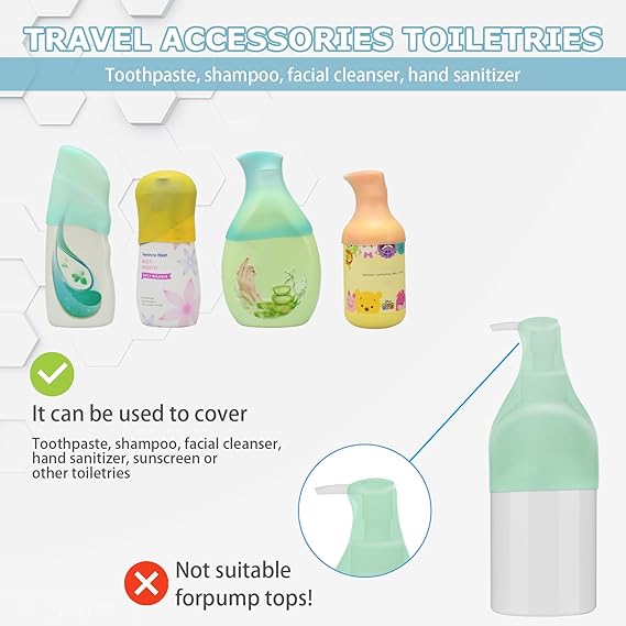 Silicone Bottle Covers Travel Essentials for Women Men