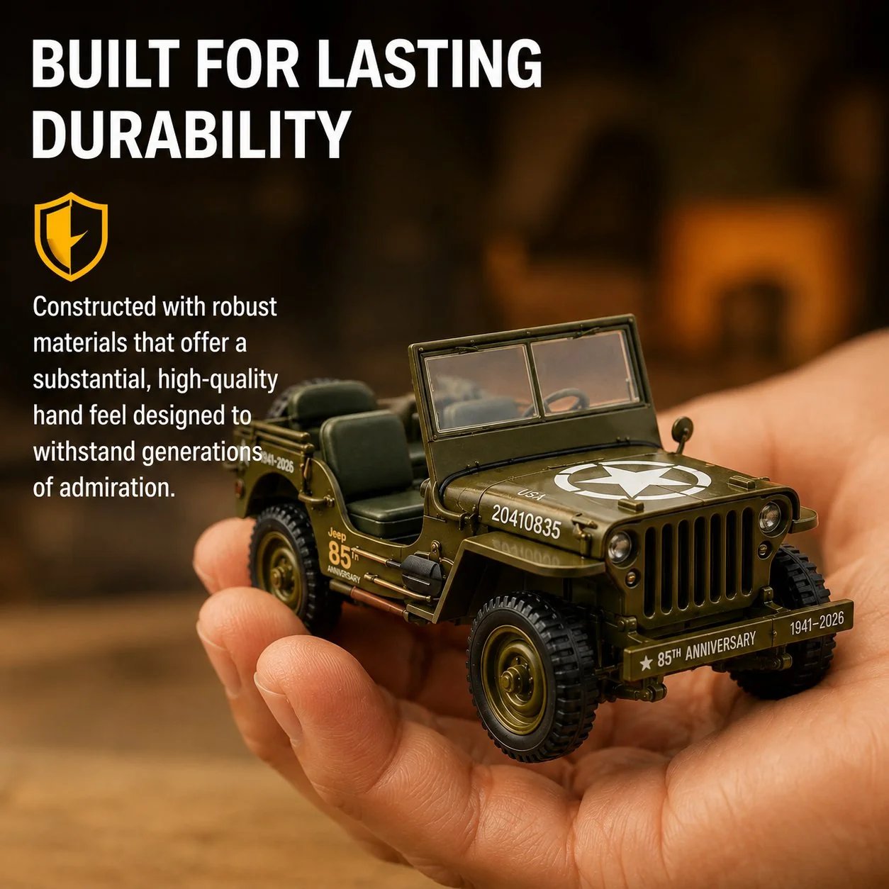 🗺️Classic Vintage Off‐Road Replica | A Treasured Keepsake For Every Car Lover