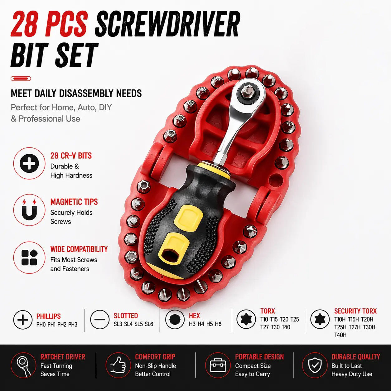 Screwdriver Set (with Wrench)
