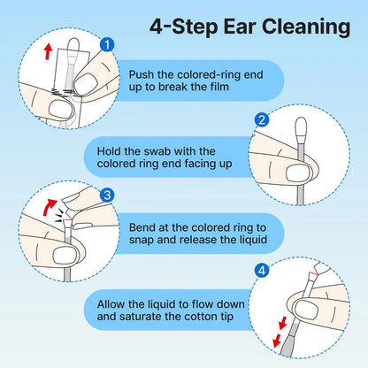 ✨Pet Ear Cleaning Swabs – 100 Pack, Gentle & Alcohol-Free for Dogs & Cats