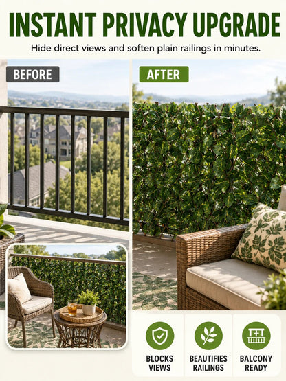 🌿Garden Trend🔥Artificial ivy retractable fence privacy screen