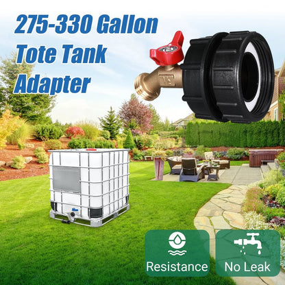 275-330 Gallon IBC Tote Tank Adapter