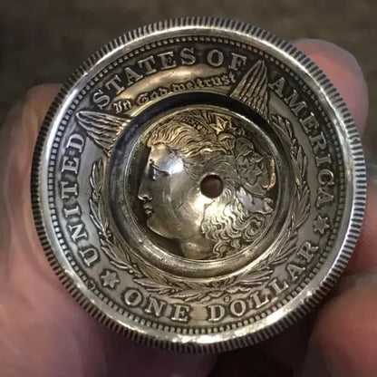 Morgan Silver Dollar Decoration- Bell