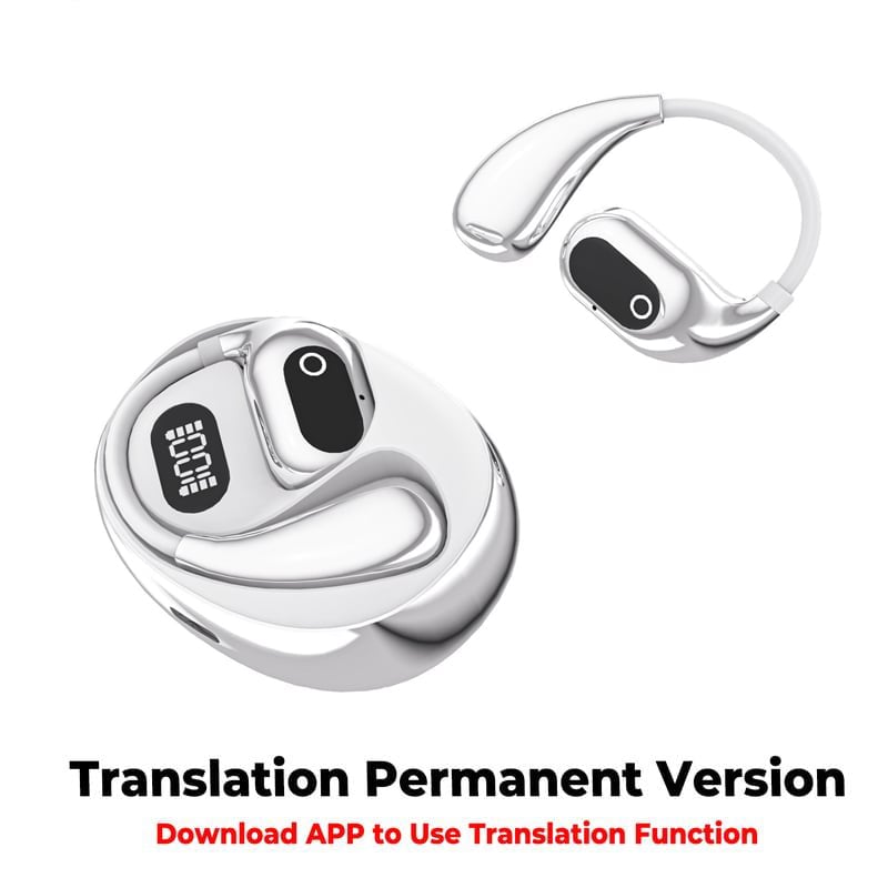 MS190 AI Translation Earbuds | 156 Languages Real-Time | Bluetooth 5.3 Wireless Earphones