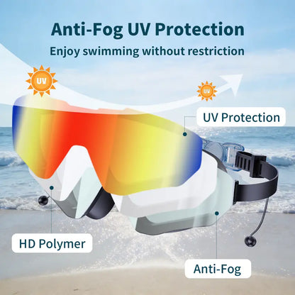 Outly HD Wide-View Swim Goggles | Anti-Fog, UV Protection & Leak-Proof
