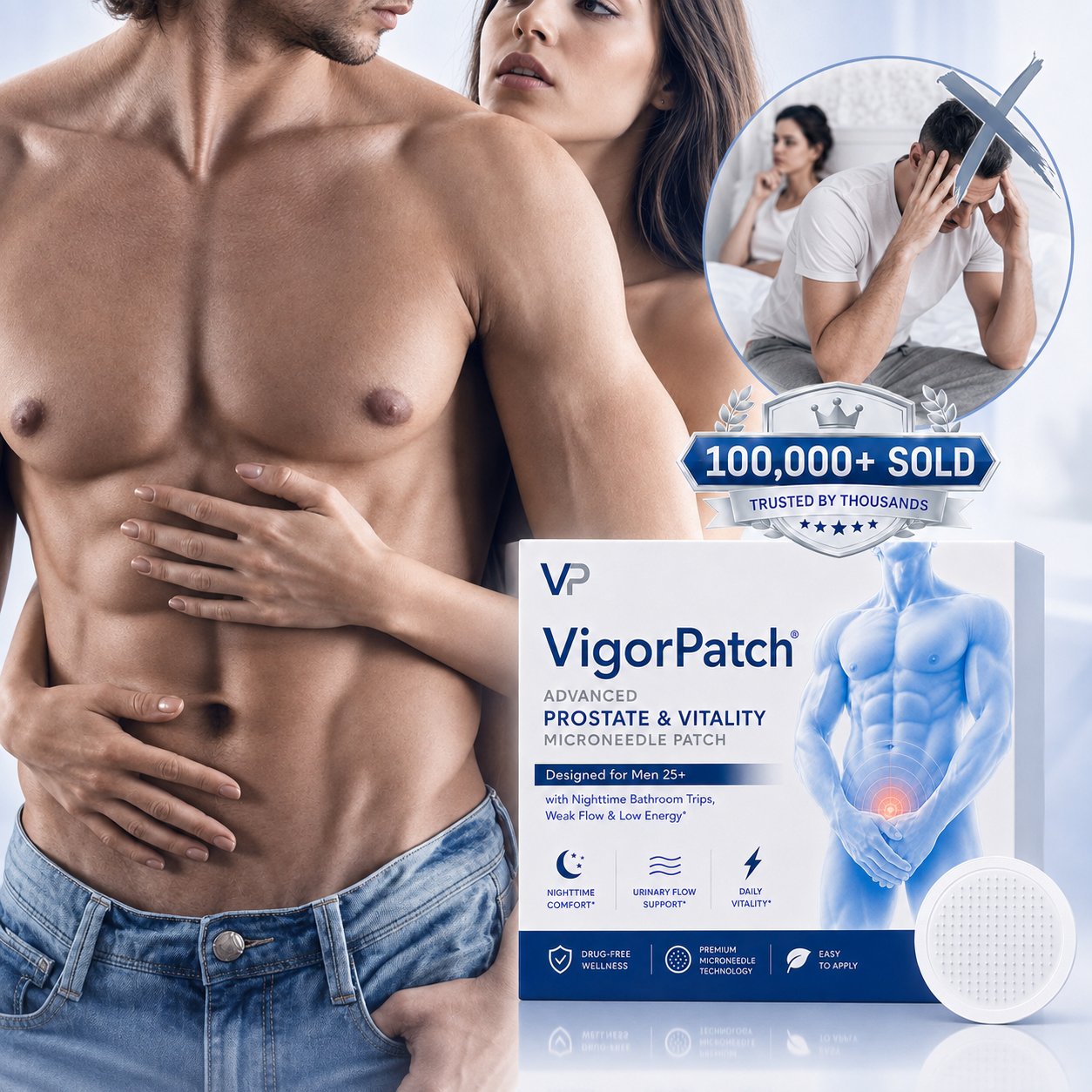 Advanced Vitality Microneedle Patch (🍆 Enhanced Fullness & Size Appearance ⚡ Stronger)
