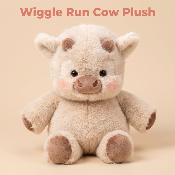Run Series Highland Cow Plush Toy
