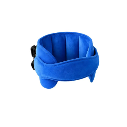 Kids Car Seat Head Support Strap, Soft Plush Adjustable Nap Support Band with Padded Side Cushions
