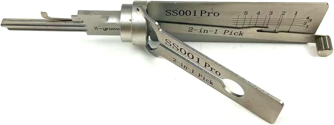 Stainless Steel Key Decoder - Professional Locksmith Tool