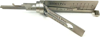 Stainless Steel Key Decoder - Professional Locksmith Tool