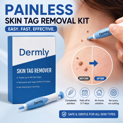 Painless Skin Tag Removal Kit - Safely Remove Skin Tags at Home