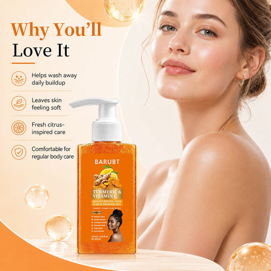 Turmeric & Vitamin C Moisturizing Exfoliating Shower Gel