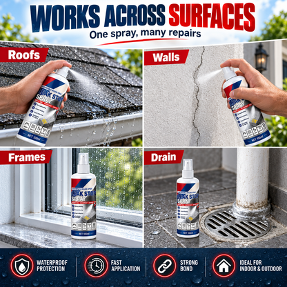 ⌛Waterproof Leak Repair & Sealing Spray
