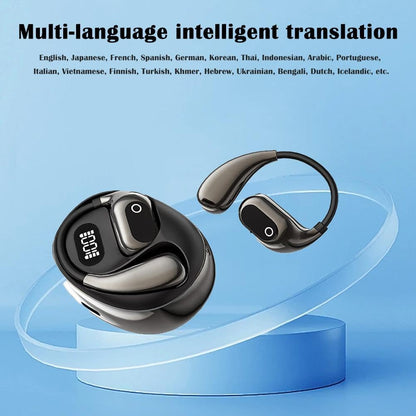 MS190 AI Translation Earbuds | 156 Languages Real-Time | Bluetooth 5.3 Wireless Earphones