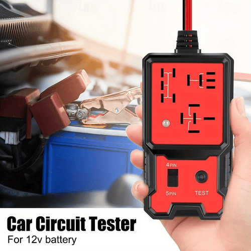 Automotive Relay Tester Tool for Summer, 12V/24V Car Relay Tester