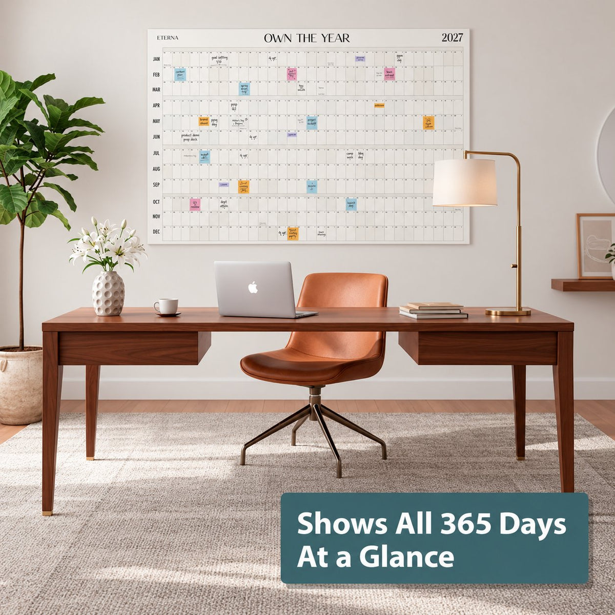 📅Own the Year 2027 GIANT Wall Calendar - Flexible Dry-Erase Material ✍️Design Your Amazing Year!🏃