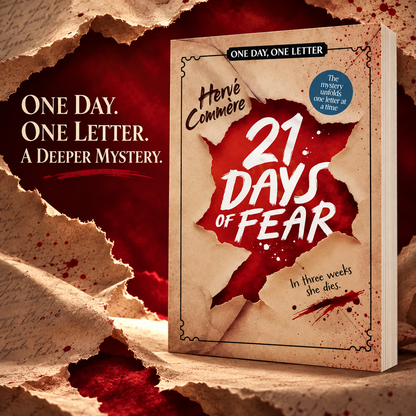 21 Days of Fear YA Thriller Paperback Book with Perforated Chapter Envelopes 📕