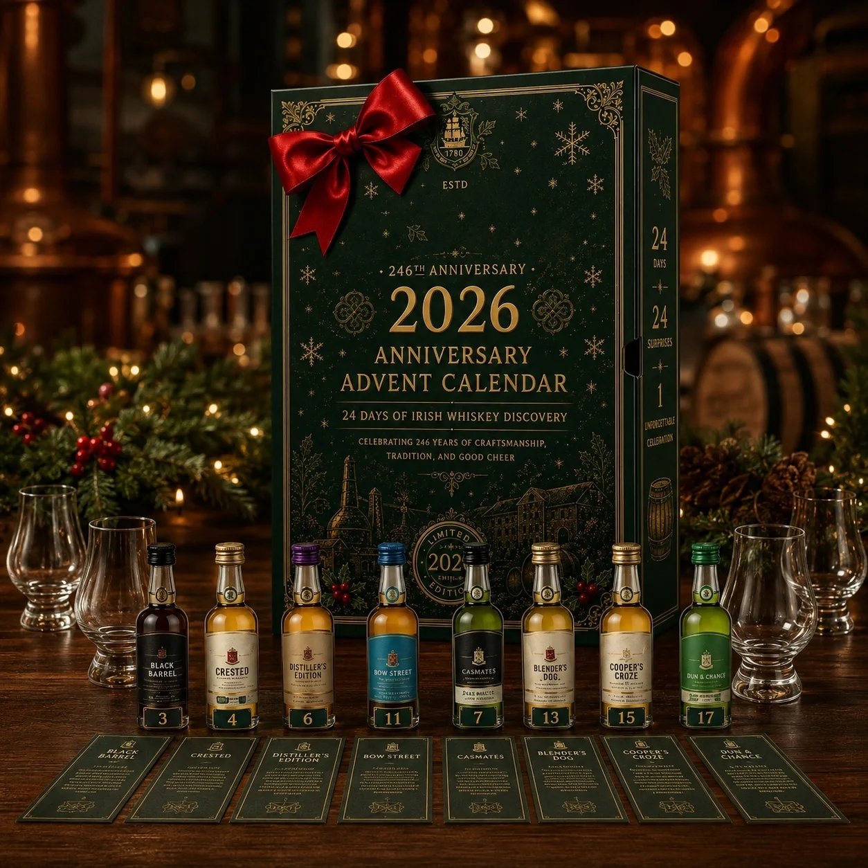 2026 246th Anniversary Advent Calendar📅24 DAYS OF IRISH WHISKEY DISCOVERY