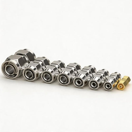 🔥 Heavy Duty Truck Air Line Connectors 🚛 | Push-in Pneumatic Fittings for High Temperature Tubing (4-16mm)