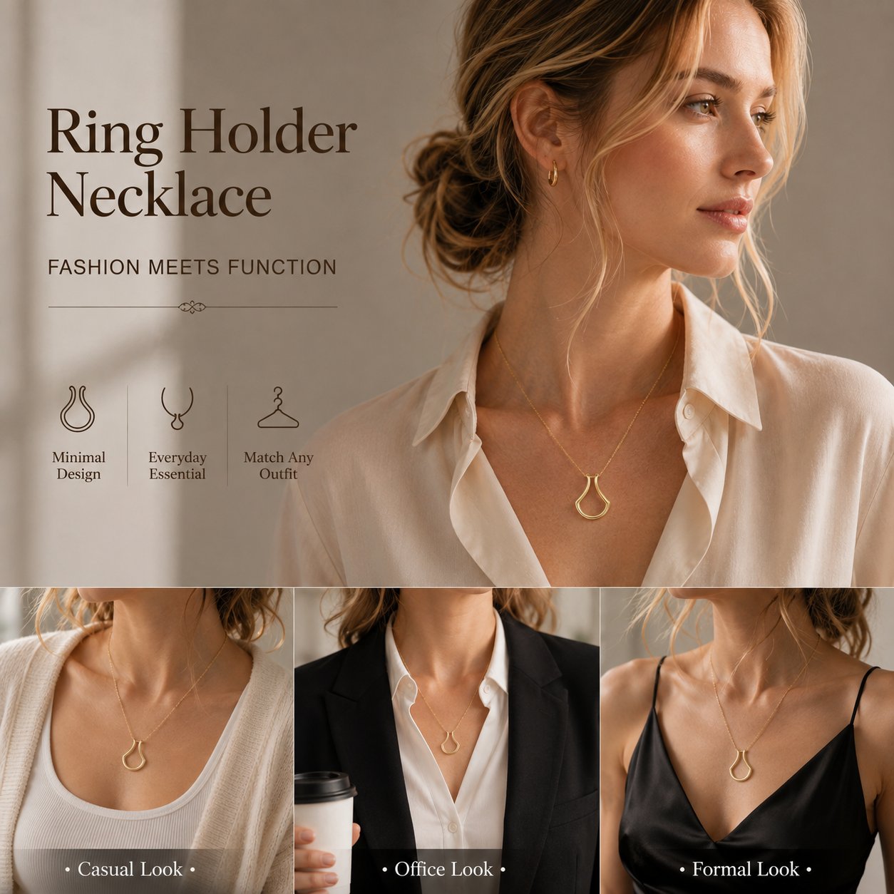 ✨ Ring Holder Necklace