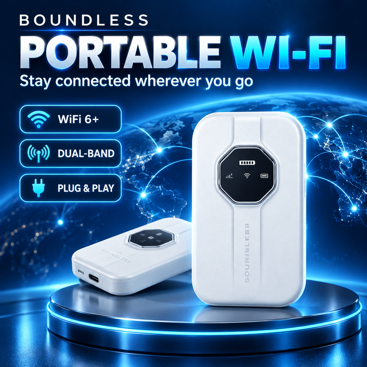 [Global Coverage] Boundless Portable Wi-Fi