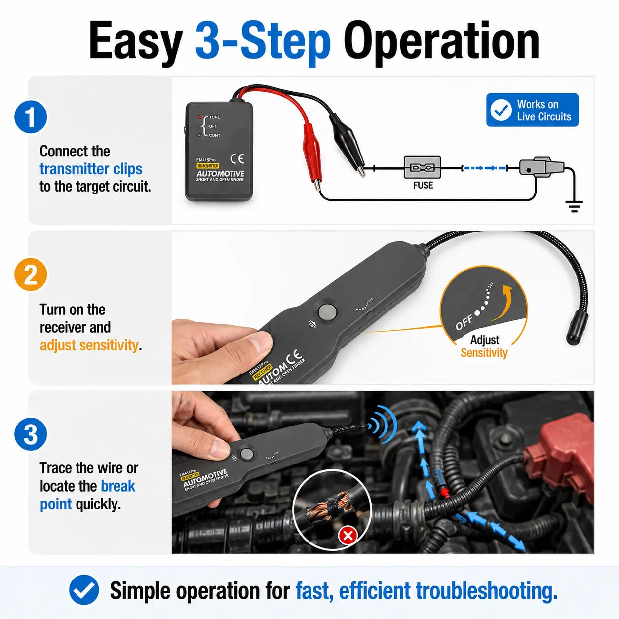 🔥Electrical open and short circuit detector for cars
