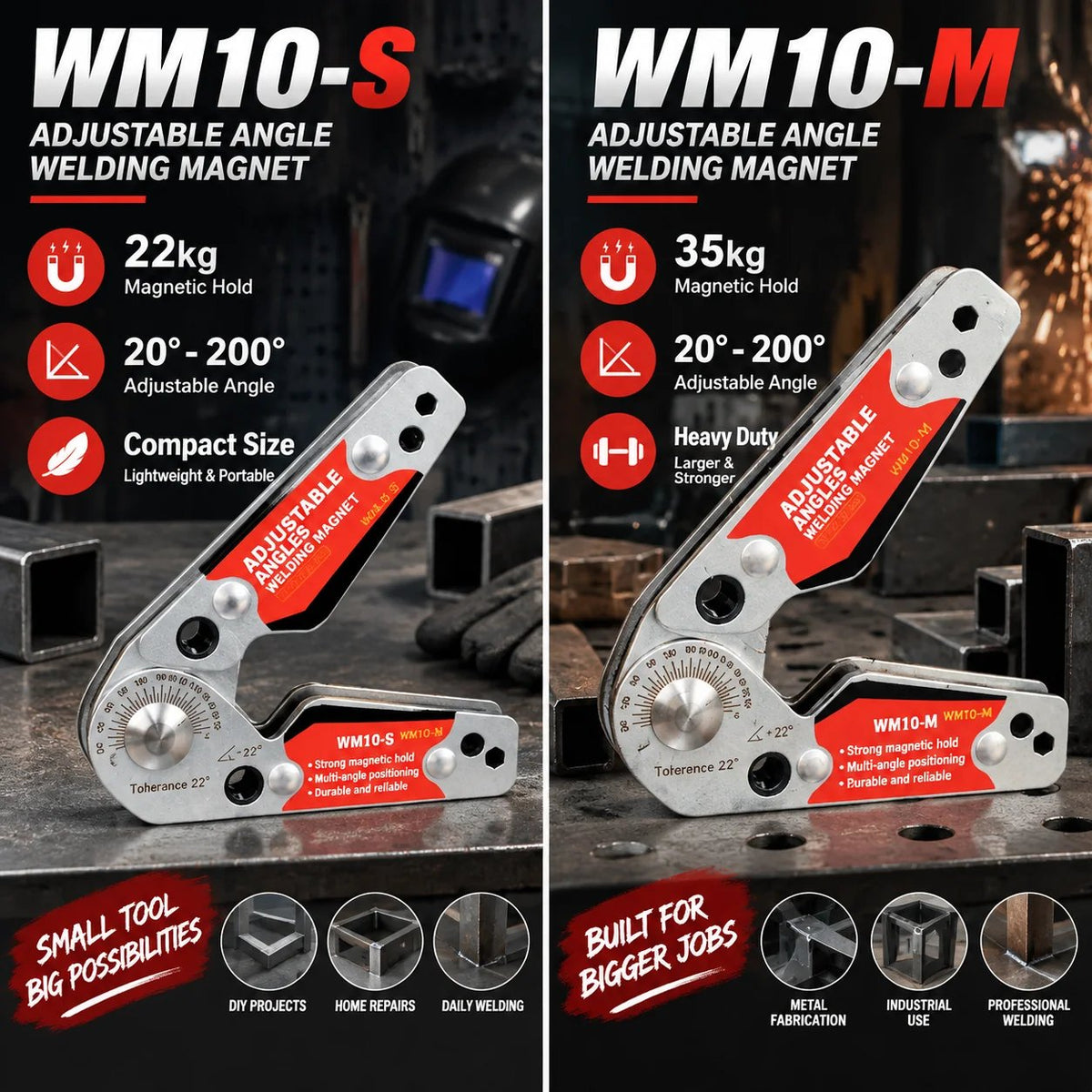 🔧 Adjustable Magnetic Welding Angle Tool | Your Extra Hand For Precise Welding
