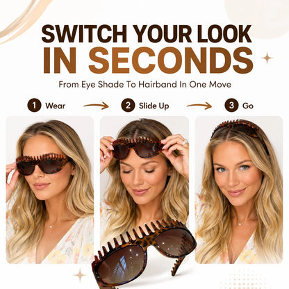 🏆1 Bestselling🏆2-In-1 Tortoiseshell Headband Sunglasses