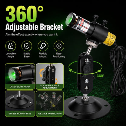 Halloween Green Laser Fog Projector for Swamp Effect