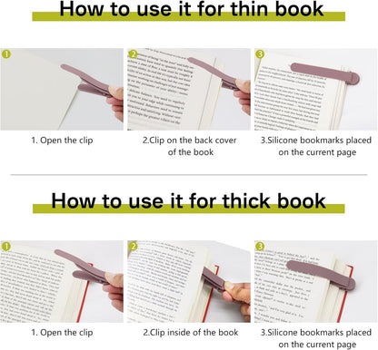 Automatic Silicone Smart Bookmark – Innovative Book Clip