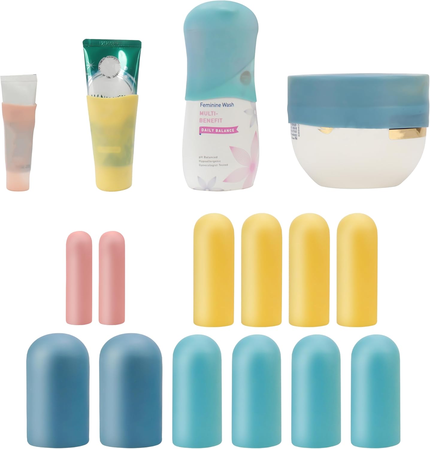 Silicone Bottle Covers Travel Essentials for Women Men