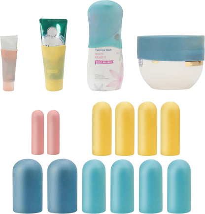 Silicone Bottle Covers Travel Essentials for Women Men