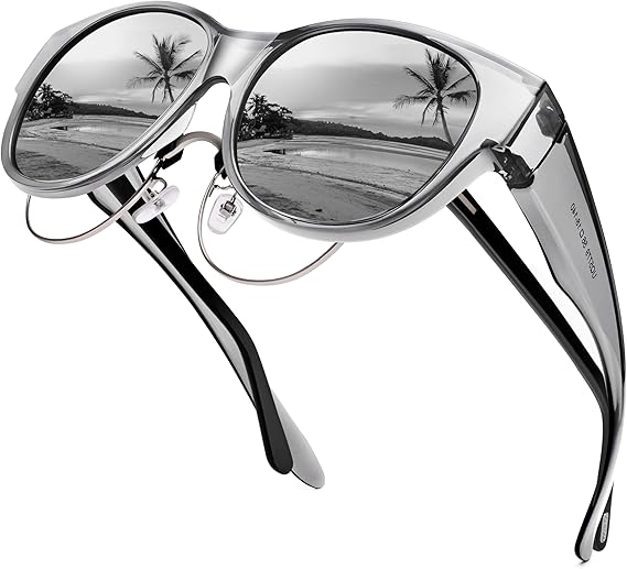 Transparent Grey Frame/Grey Lens