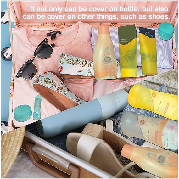Silicone Bottle Covers Travel Essentials for Women Men